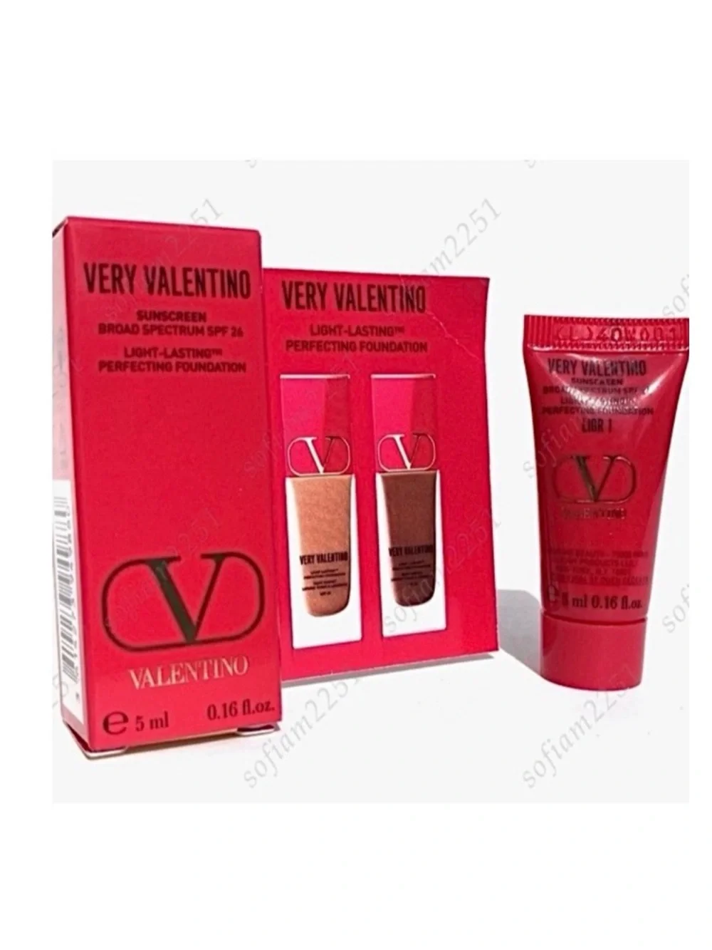 💛NEW!💛Valentino Long Wear Liquid Foundation Shade Light Rosa 1 SEALED!BNIB!